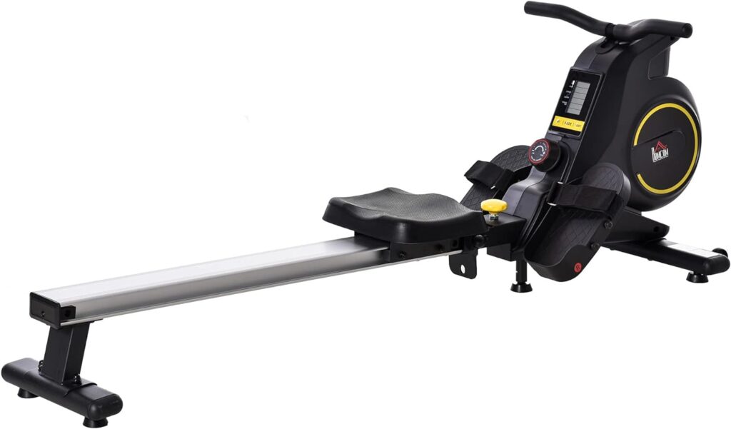 Rowing Machine, Magnetic Control Folding Rowing Machine - Happy Fitness ...