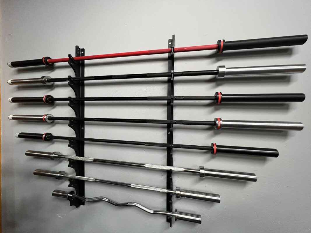 Workout Bar Rack Wall Mounted Barbell Rack - Happy Fitness Kenya