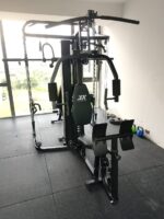 3- station multi Gym Machine with Smith Machine Bar & Cable crossover