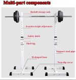 Adjustable Barbell Stand Squat Rack