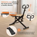 Compact assisted squat machine