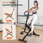 Compact assisted squat machine