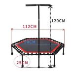 Mini Trampoline Hexagon with Handle