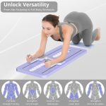 Pilates Reformer Board with Resistance Bands