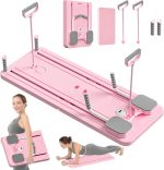 Pilates Reformer Board with Resistance Bands