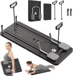 Pilates Reformer Board with Resistance Bands