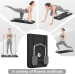 Pilates Reformer Board with Resistance Bands