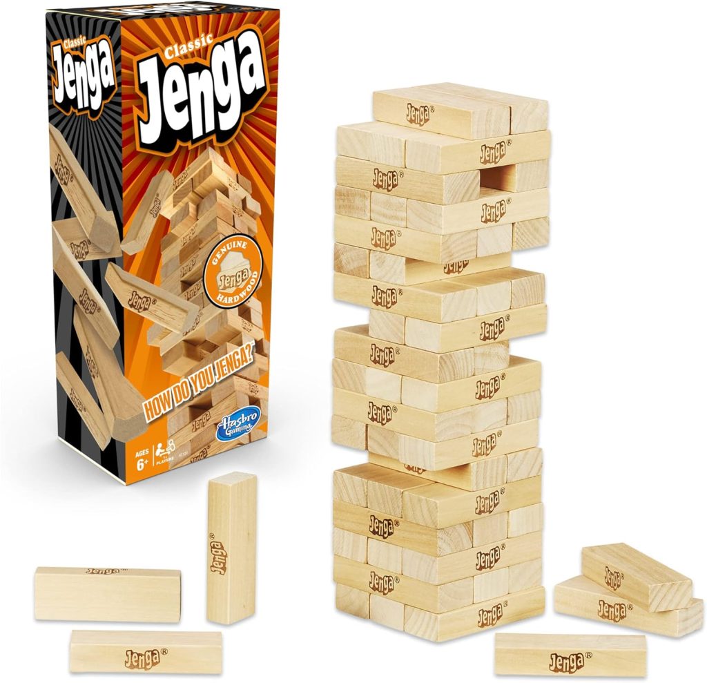 54pcs Jenga Game Wooden Blocks - Happy Fitness Kenya