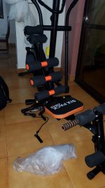 Six pack ABS care machine with pedals