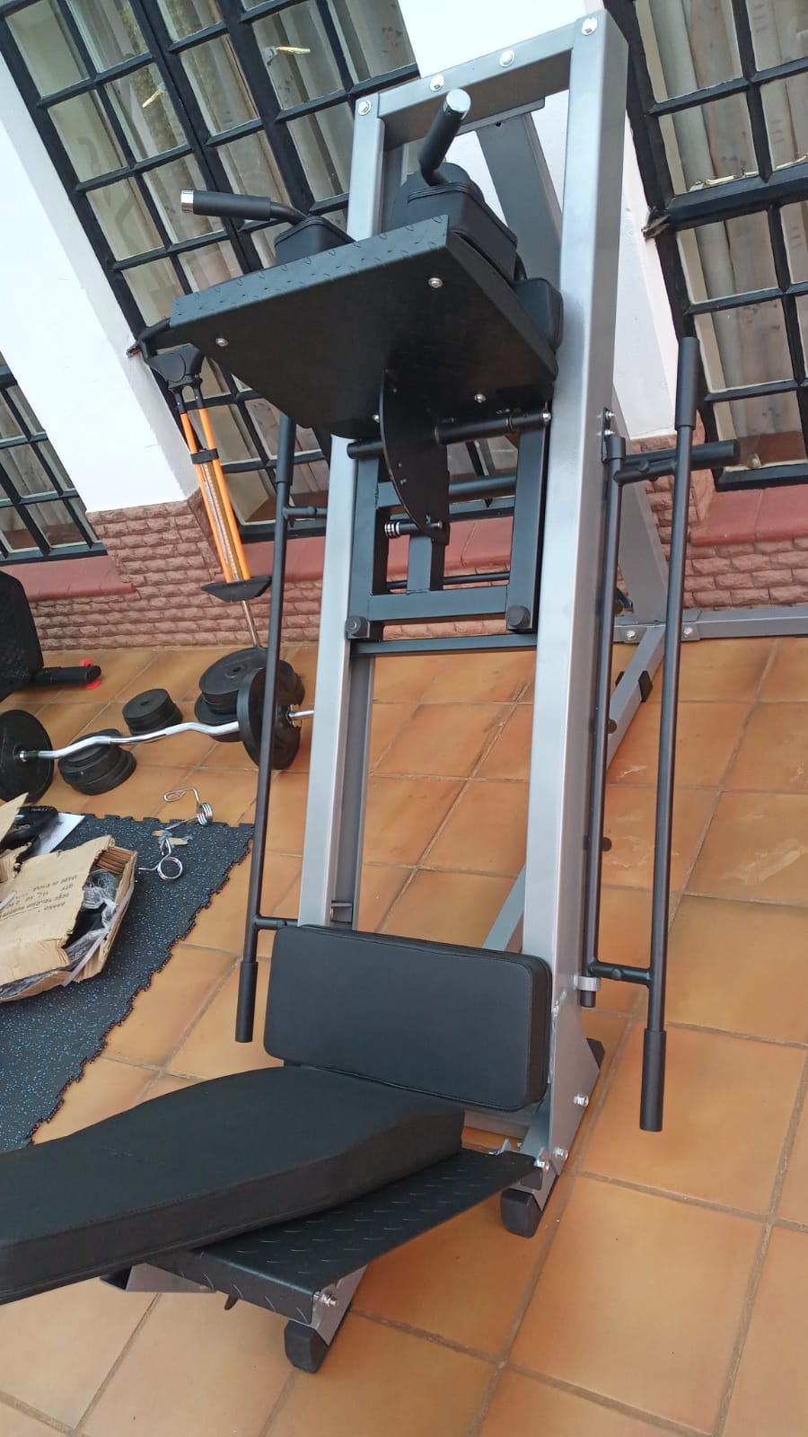 Body solid leg press with a hack squat machine Body solid leg press with a hack squat machine