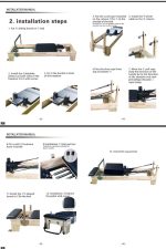 Oak Wood Pilates Reformer Equipment