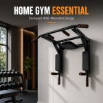 Wall-Mounted Pull-Up and Dip Bar Station