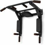 Wall-Mounted Pull-Up and Dip Bar Station