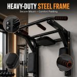 Wall-Mounted Pull-Up and Dip Bar Station