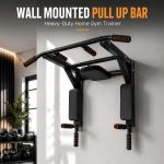 Wall-Mounted Pull-Up and Dip Bar Station