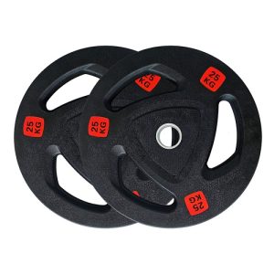 25kg Gym Rubber Coated Weight Plates