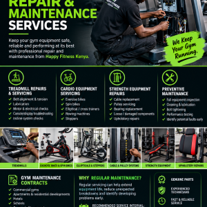 HAPPY FITNESS KENYA GYM EQUIPMENT REPAIR & MAINTENANCE