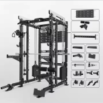 Smith Machine Power Rack Multi-Cable