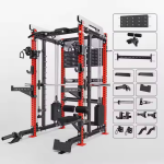 Smith Machine Power Rack Multi-Cable